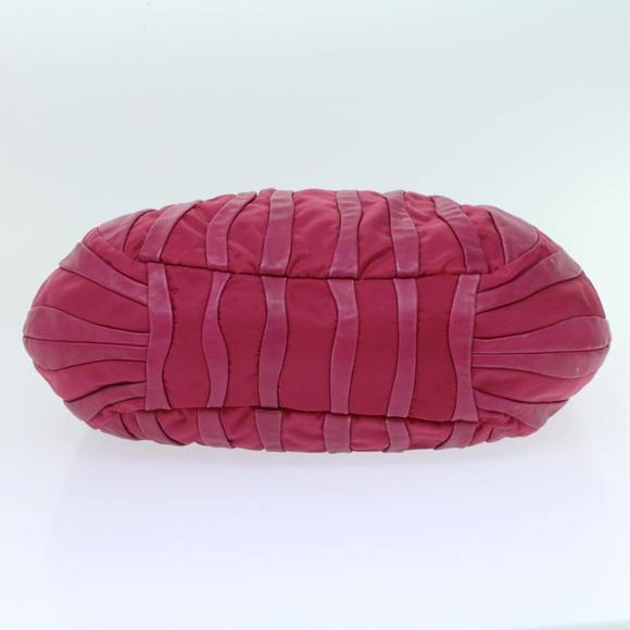 PRADA Shoulder Bag Nylon Leather Pink Auth yk8547 - Picture 6 of 16